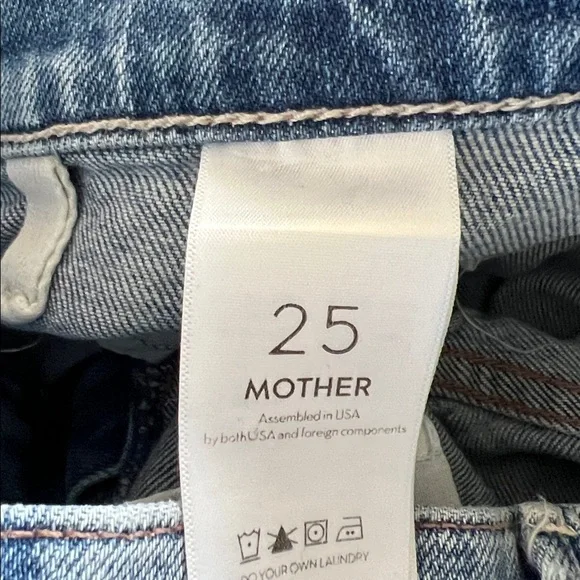 MOTHER The Dazzler Yoke Front Ankle in “Wild Calling” - Picture 6 of 7